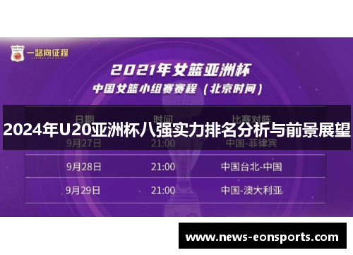 2024年U20亚洲杯八强实力排名分析与前景展望 2024年U20亚洲杯八强实力排名分析与前景展望
